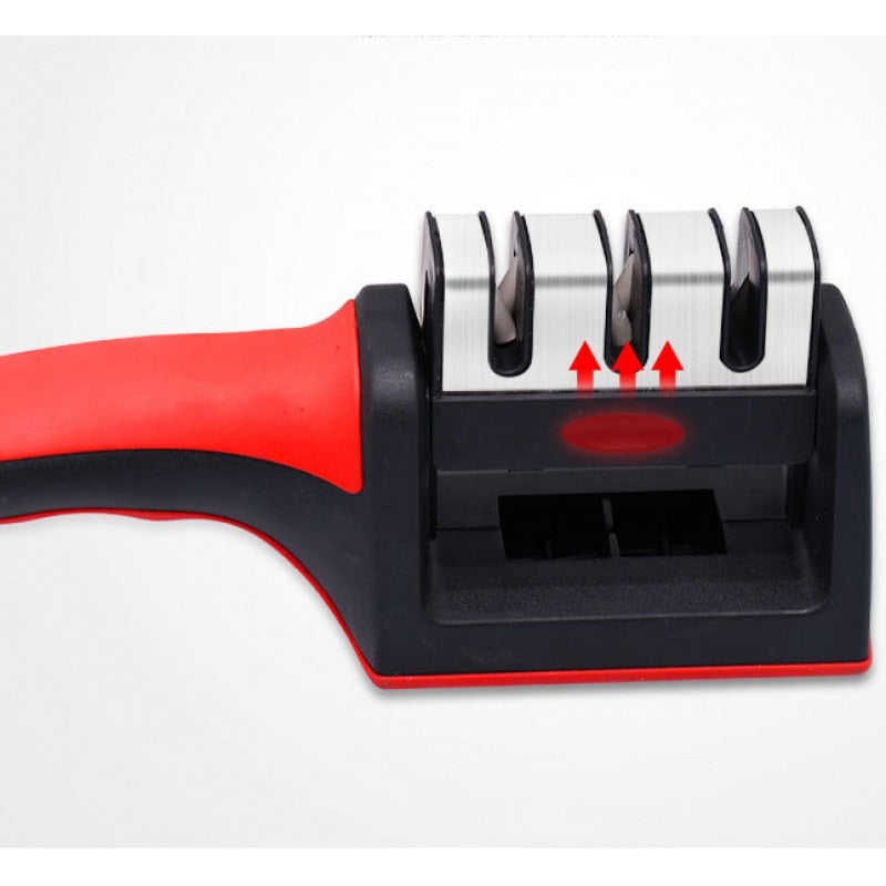 Afiador profissional de facas de aço inoxidável