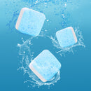 Lavar Máquina Efervescente Detergente Comprimidos, Limpador Doméstico, Comprimidos De Agente De Limpeza Desodorante, Remover Detergente De Sujeira, 3Pcs