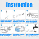 Escova de dentes elétrica poderosa USB recarregável